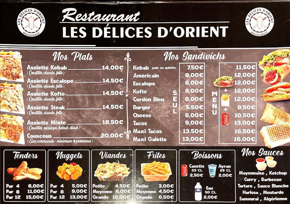 Les Délices D'orient - Menu Image 1